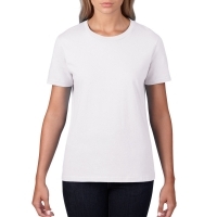 Gildan Ladies Premium Cotton RS T-Shirt (white)