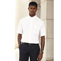 Fruit Of The Loom S/Sleeve Oxford Shirt (white)