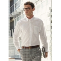 Fruit Of The Loom L/Sleeve Oxford Shirt (white)