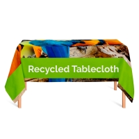Recycled fabric tablecloth
