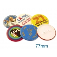 Button Badge 77mm Diameter