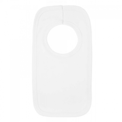 Pull Over Cotton Bibs in White