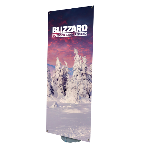 Blizzard outdoor banner stand